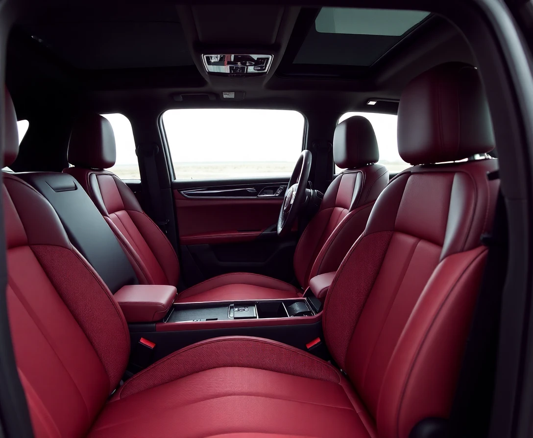 Intérieur luxueux du Porsche Cayenne Turbo GT